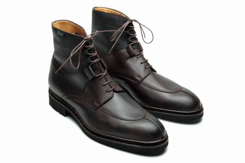 Paraboot Beaumont Stiefeletten Herren Schwarz Braun | QUJ322AO