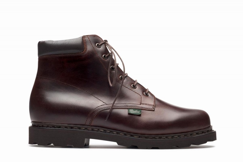 Paraboot Bergerac Stiefeletten Herren Braun Schwarz | TEM4188ZJ