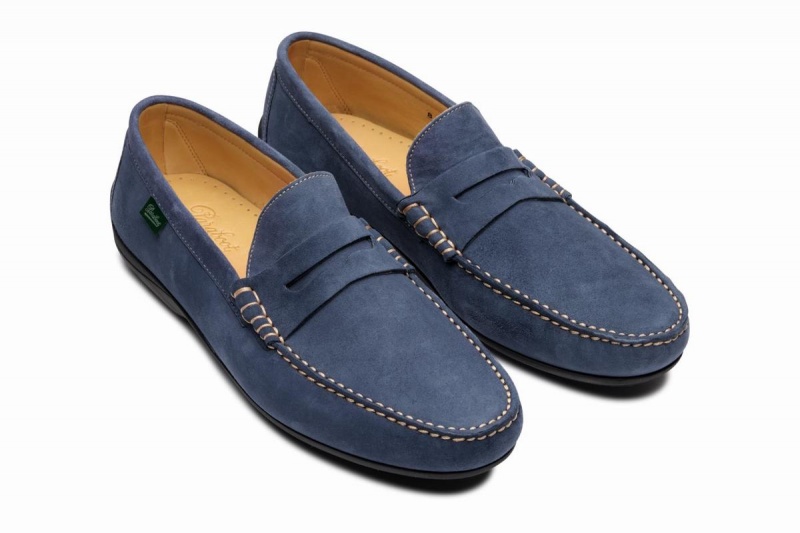 Paraboot Cabrio Halbschuhe Herren Blau | ZAV8630VK