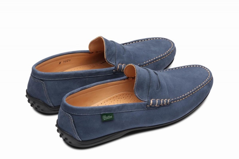 Paraboot Cabrio Halbschuhe Herren Blau | ZAV8630VK