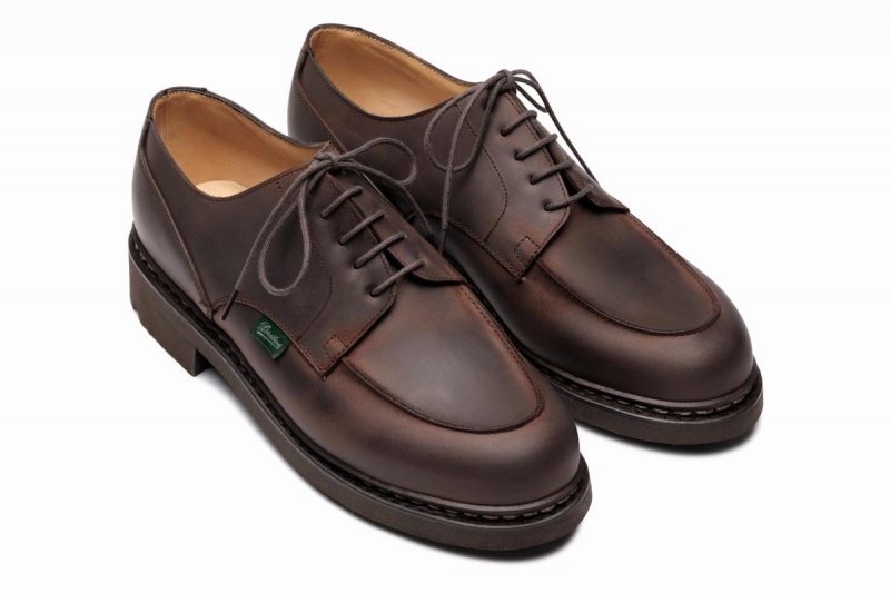 Paraboot Chambord Derby Schuhe Herren Dunkelbraun | JIK28FC