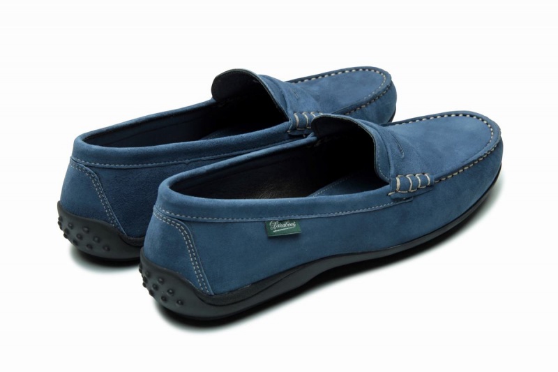 Paraboot Corvette Halbschuhe Damen Blau | PSQ1610TJ