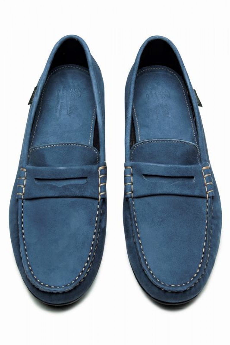 Paraboot Corvette Halbschuhe Damen Blau | PSQ1610TJ