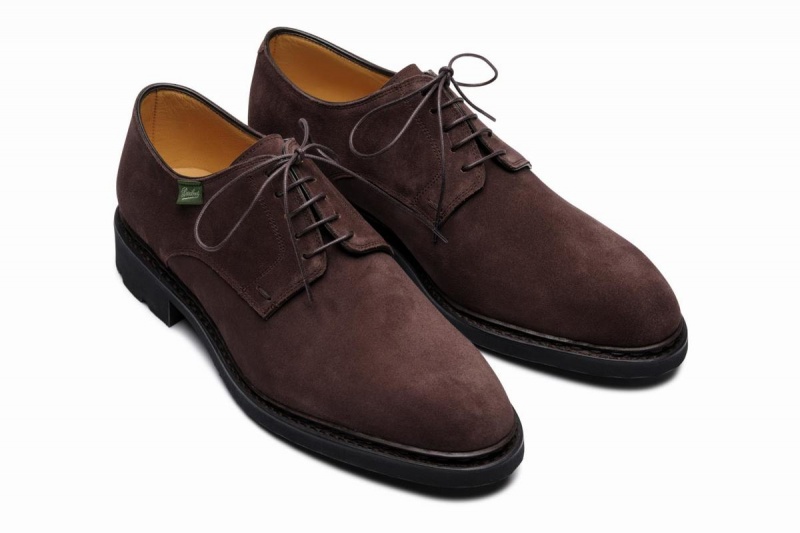 Paraboot Frenaye Derby Schuhe Herren Dunkelbraun | OUM760DQ