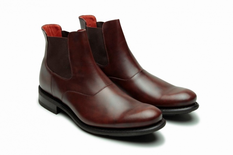 Paraboot Loven Stiefeletten Herren Rot Schwarz | HCT3121SZ