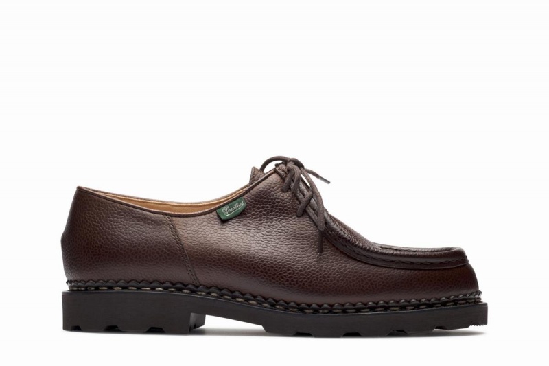 Paraboot Michael Derby Schuhe Herren Dunkelbraun | LVB665EL