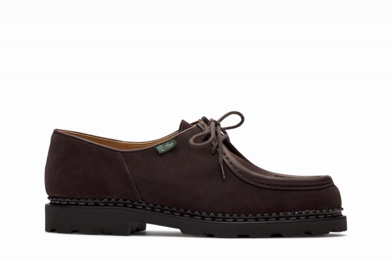 Paraboot Michael Derby Schuhe Herren Dunkelbraun | RHG744BS