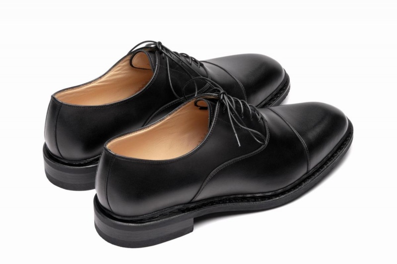 Paraboot Montaigne Oxford Schuhe Herren Schwarz | URZ978SD