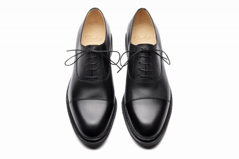 Paraboot Montaigne Oxford Schuhe Herren Schwarz | URZ978SD