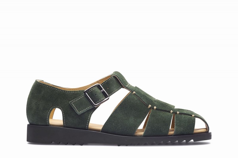 Paraboot Pacific Sandalen Herren Grün | HJE9296BO