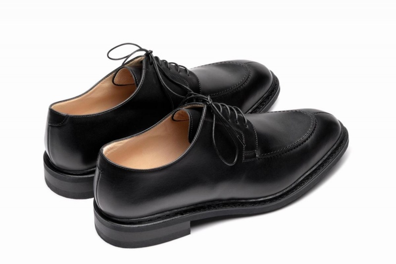 Paraboot Rousseau Derby Schuhe Herren Schwarz | RNL8417AV