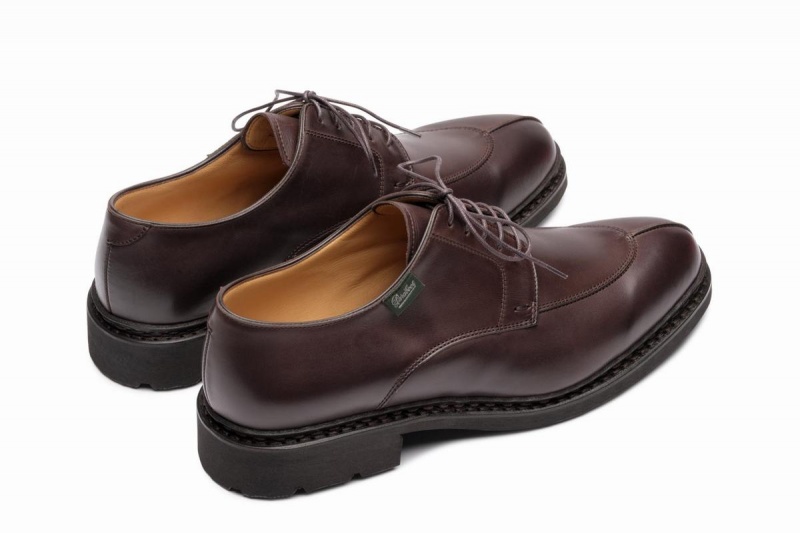 Paraboot Tournier Derby Schuhe Herren Dunkelbraun | SLO2420PO