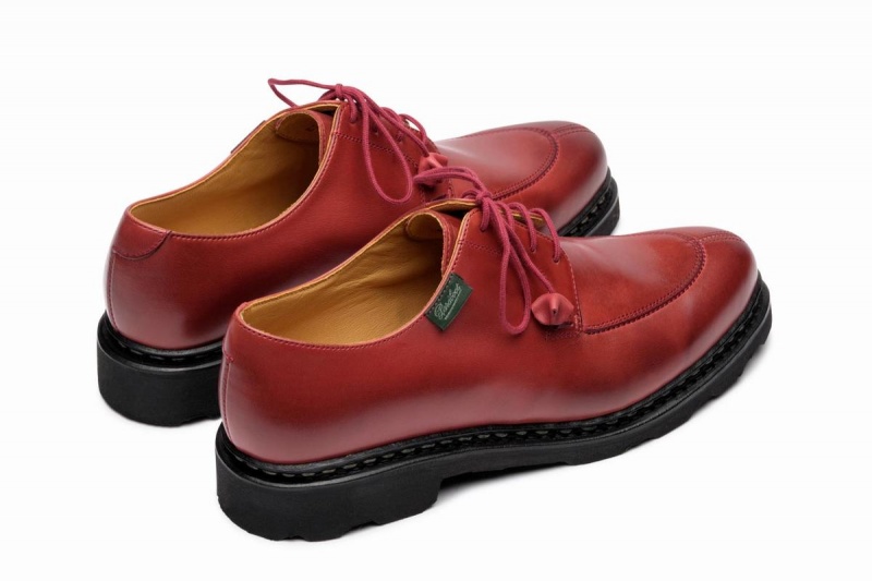 Paraboot Veley Derby Schuhe Damen Rot | BNV6528UN